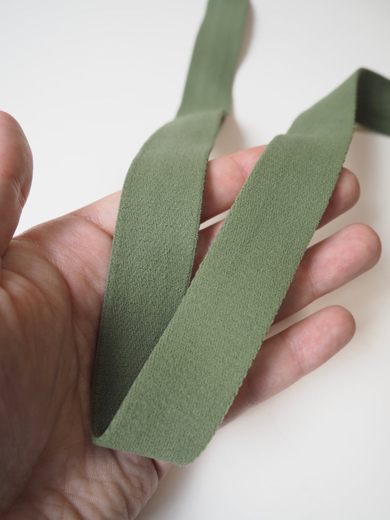 Olive Elastic 25mm