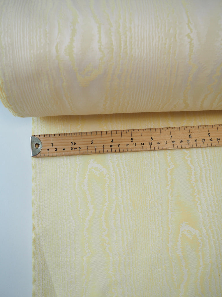 Yellow Cotton Moiré