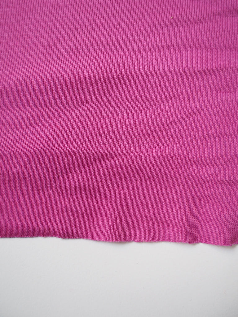 Bubblegum Cotton 1x1 Jersey