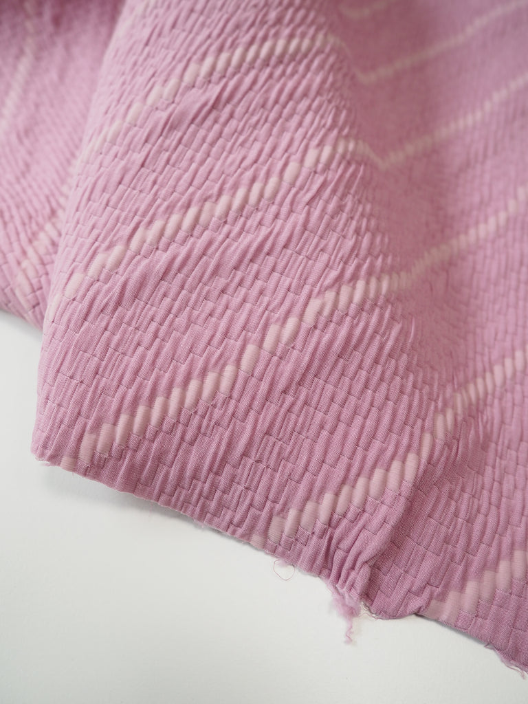 Peony Silk + Cotton Diagonal Jacquard