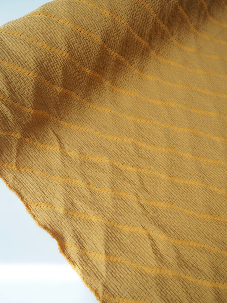 Dandelion Silk + Cotton Diagonal Jacquard