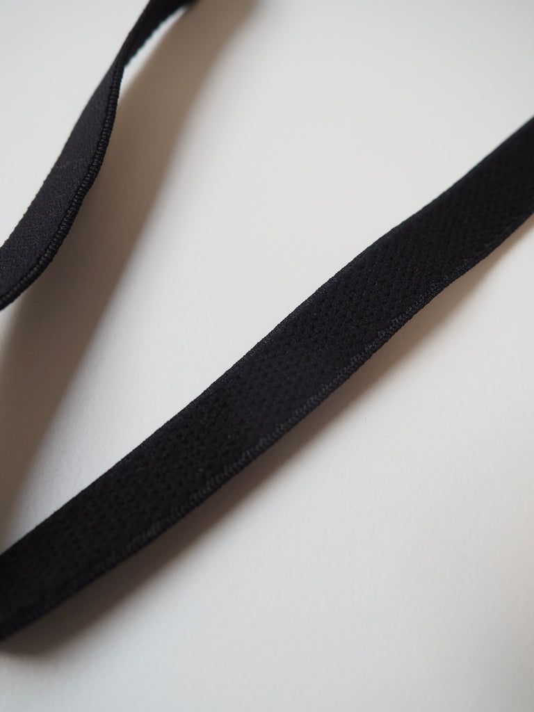 Black Strap Elastic 13mm