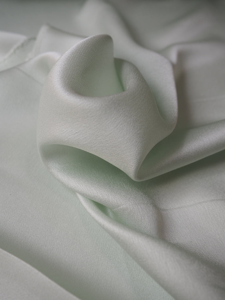 Matcha Lightweight Silk Crepe Satin