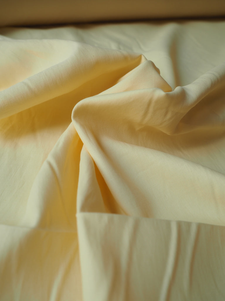 Pale Yellow Cotton Twill