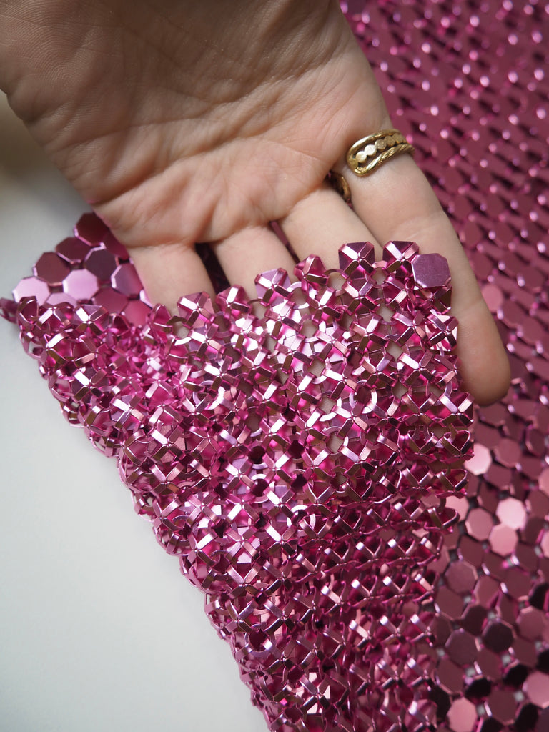 Large Candy Pink Chainmail