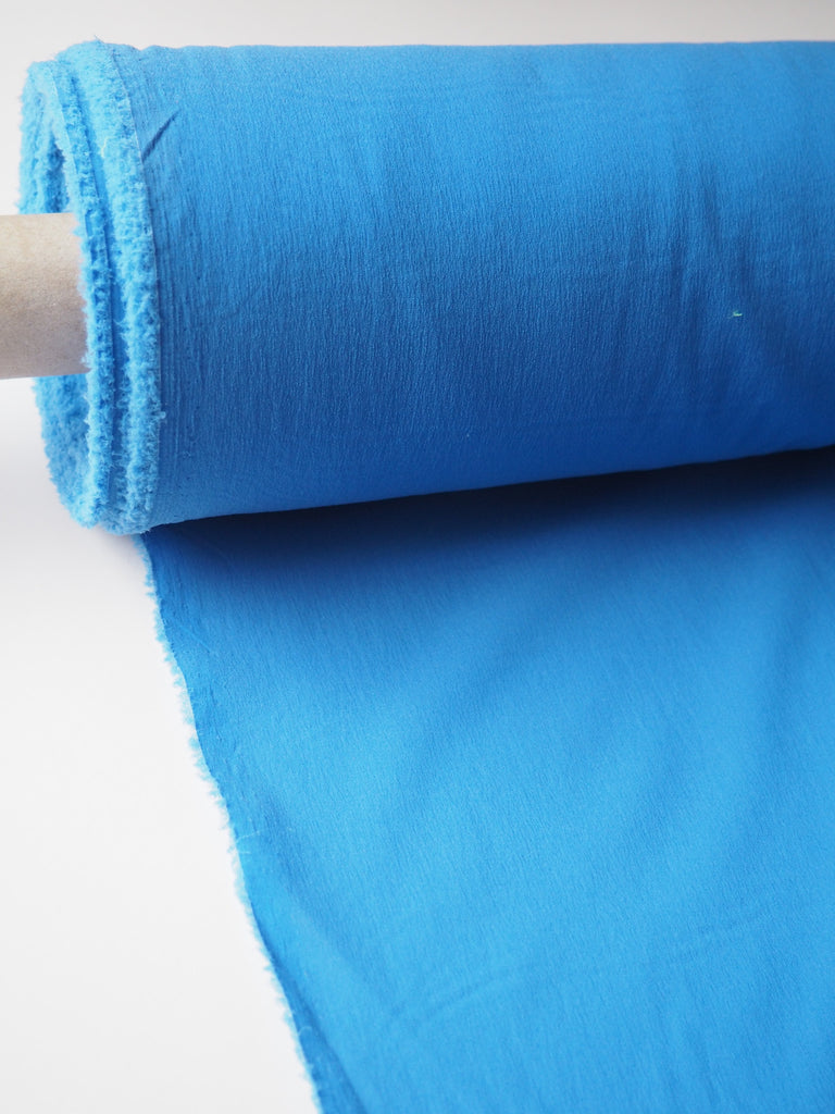 Blueberry Stretch Silk/Acetate Chiffon Lining