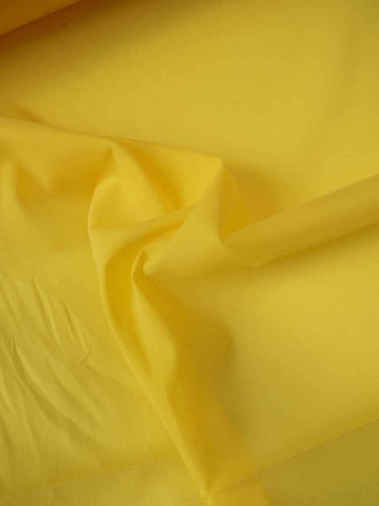 Lemon Silk Stretch Crepe de Chine