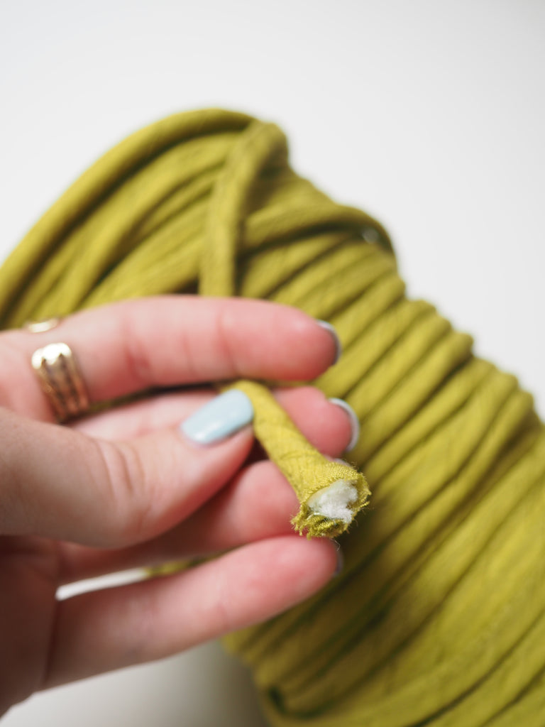 Pistachio Viscose Covered Cording 7mm