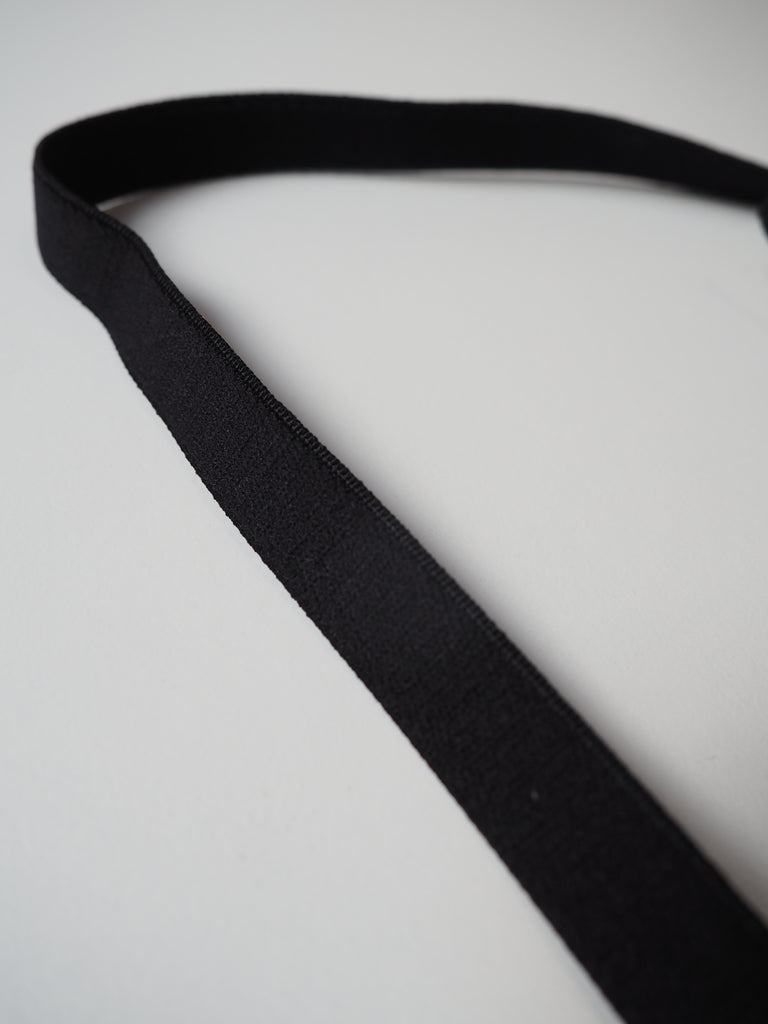 Black Strap Elastic 13mm