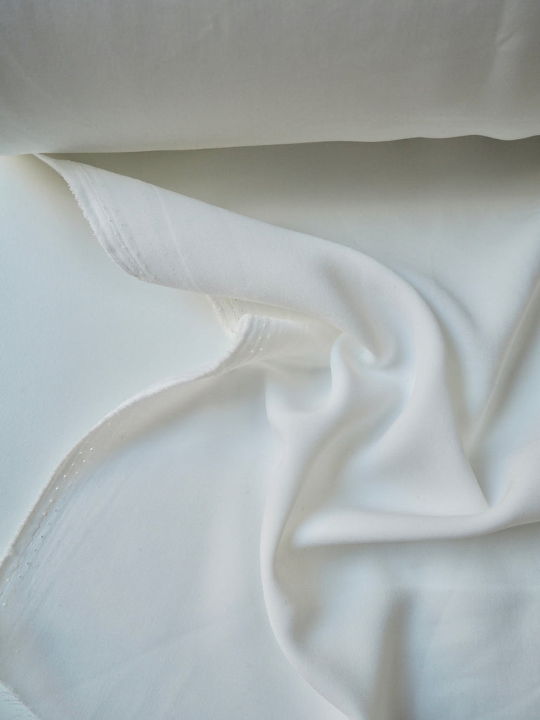 White Polyester Crepe