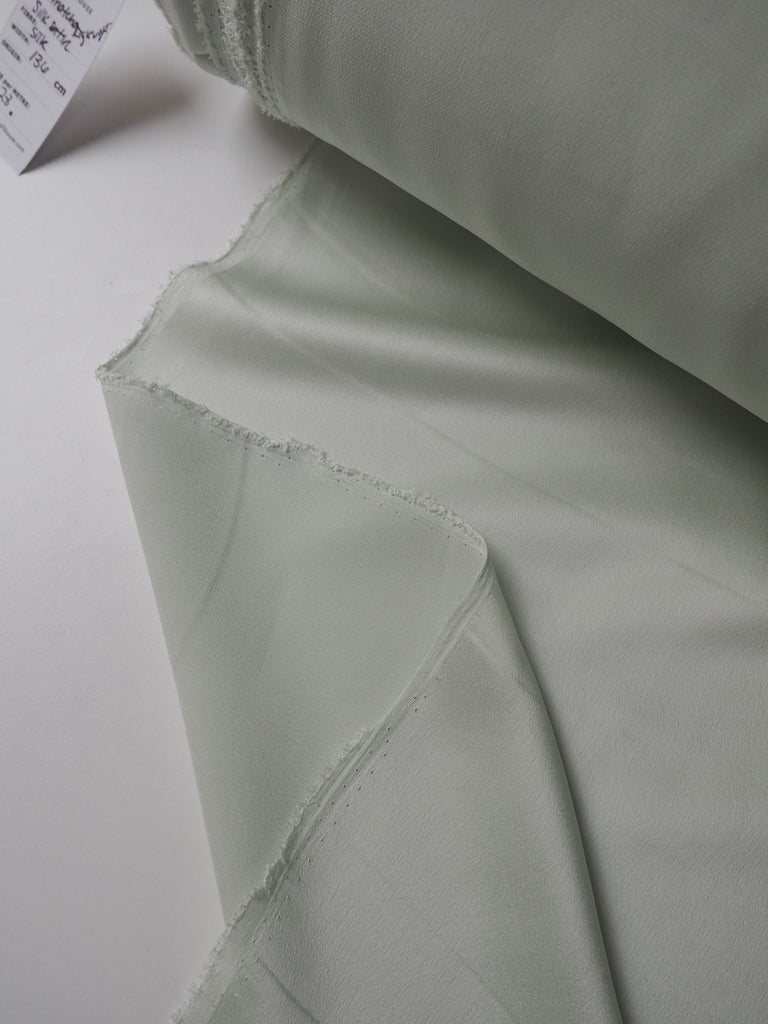 Matcha Lightweight Silk Crepe Satin