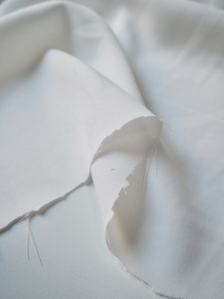 White Polyester Crepe