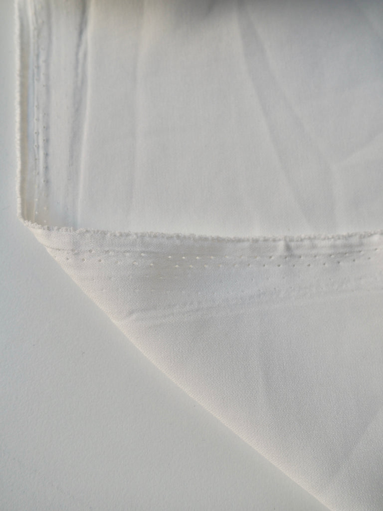 White Polyester Crepe