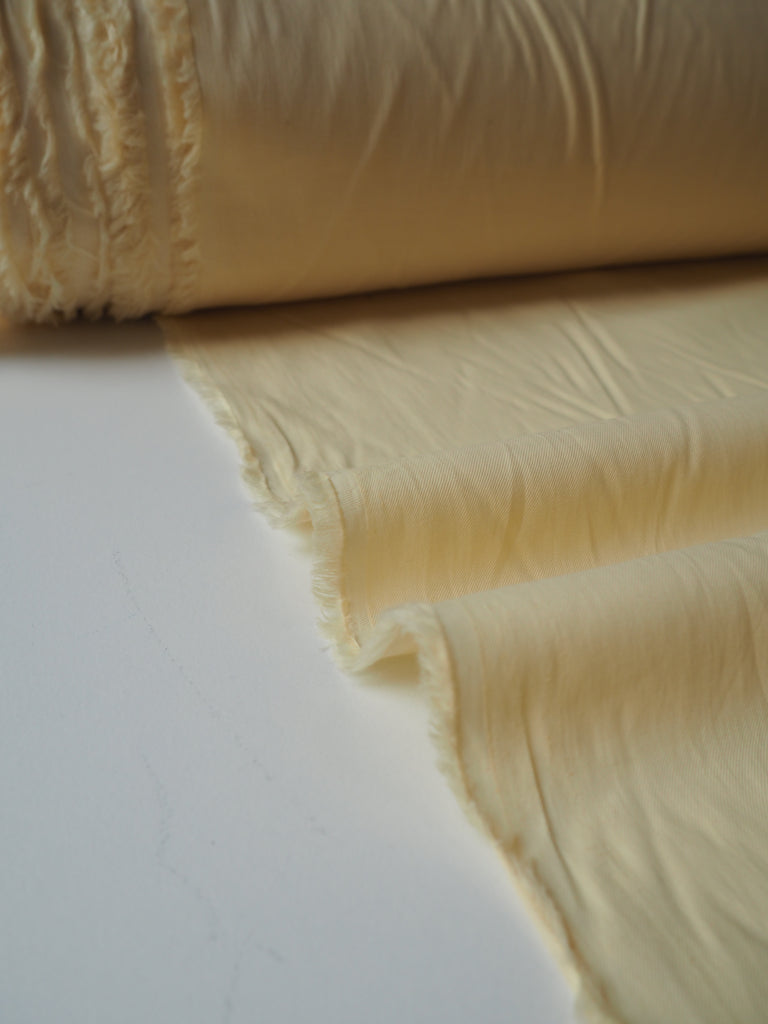 Pale Yellow Cotton Twill