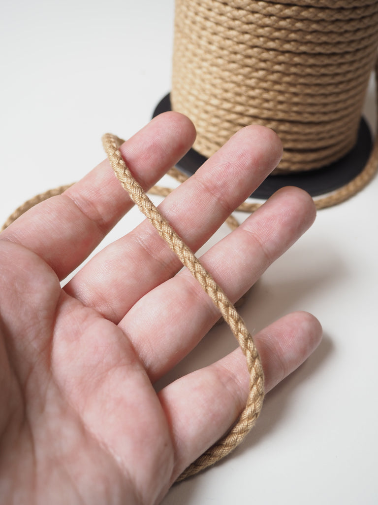 Soft Gold Braided Cord 5mm