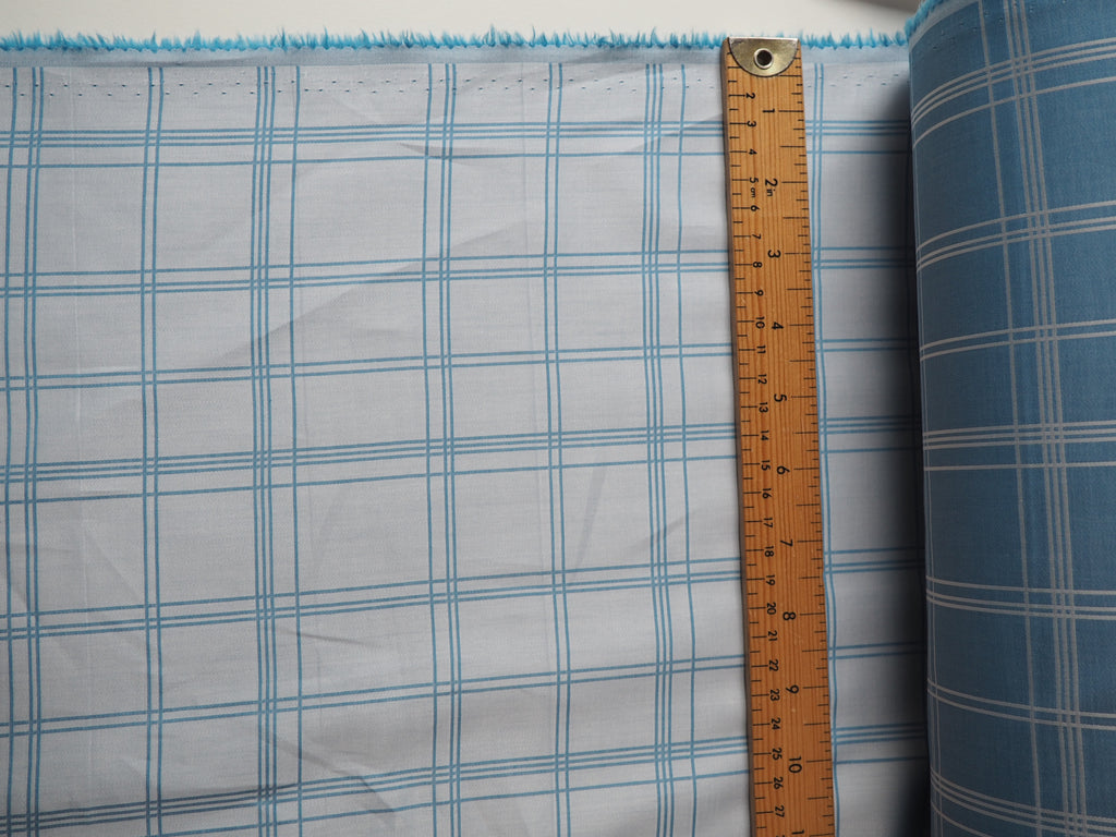 Ice Cap Cotton Check