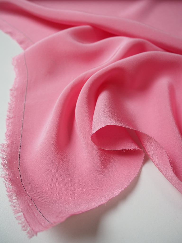 Petal Pink Silk Crepe de Chine