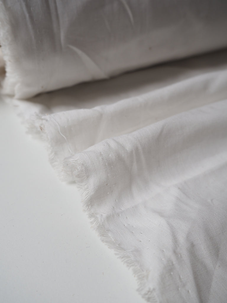 White Cotton/Linen