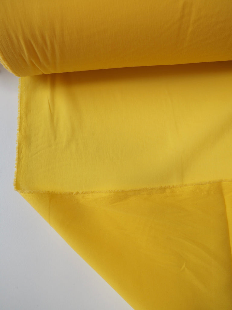 Lemon Silk Stretch Crepe de Chine