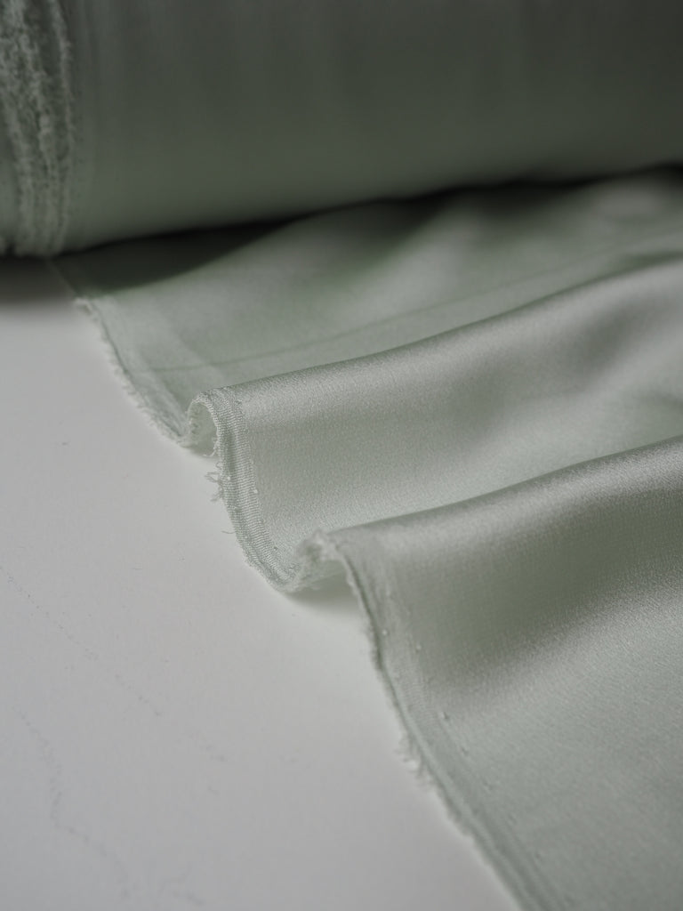 Matcha Lightweight Silk Crepe Satin