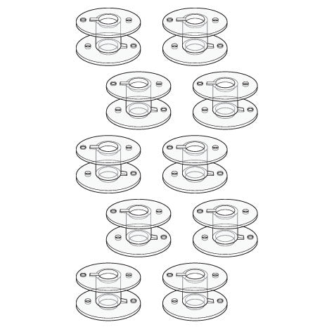 PFAFF Bobbins 10 Pack K