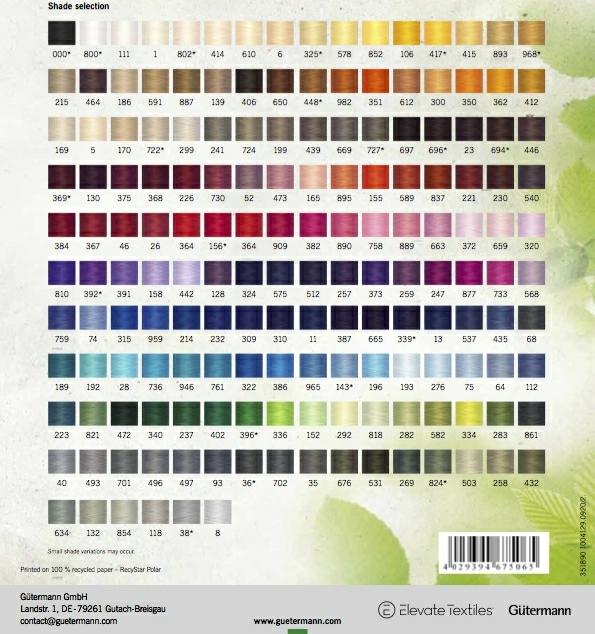 Gutermann Sew-All rPET Recycled Thread