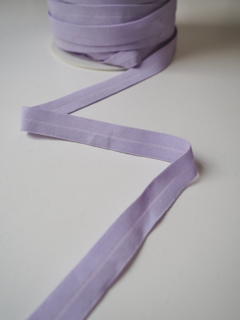 Pastel Purple Fold Over Elastic 15mm