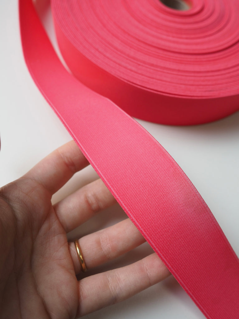 Neon Pink Elastic 30mm