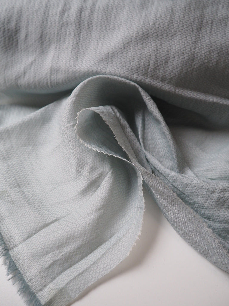 Mint Jacquard Organza