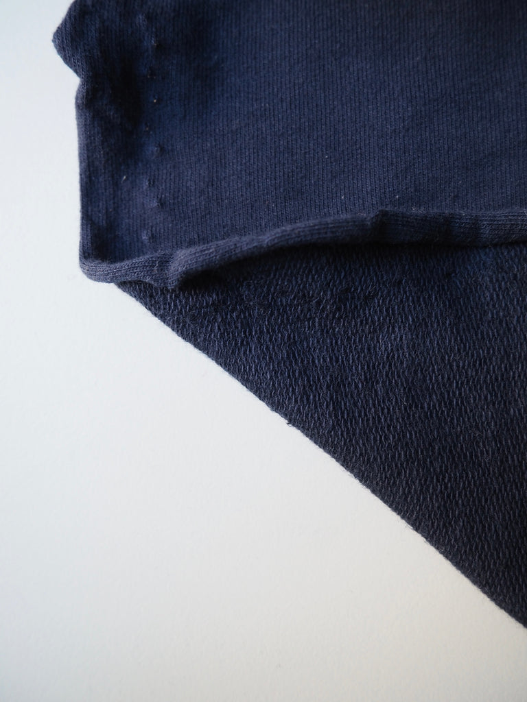 Navy Organic Loopback Jersey