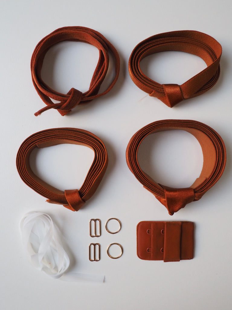 Burnt Orange Bra Findings Kit