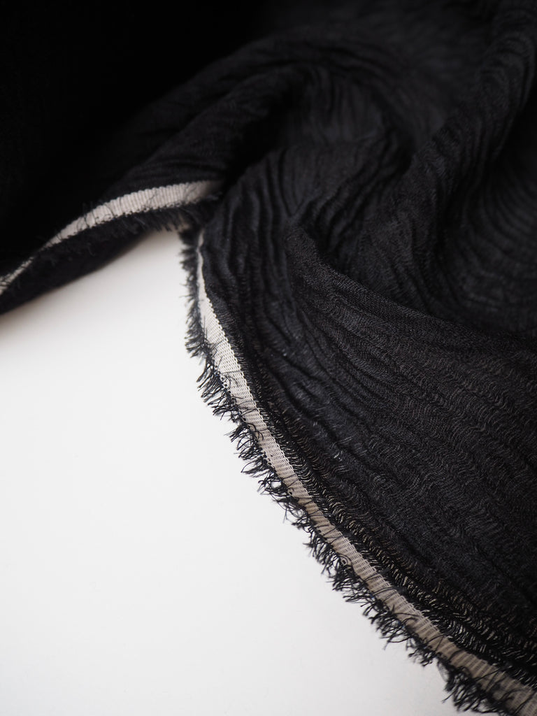 Black Jacquard Cloque