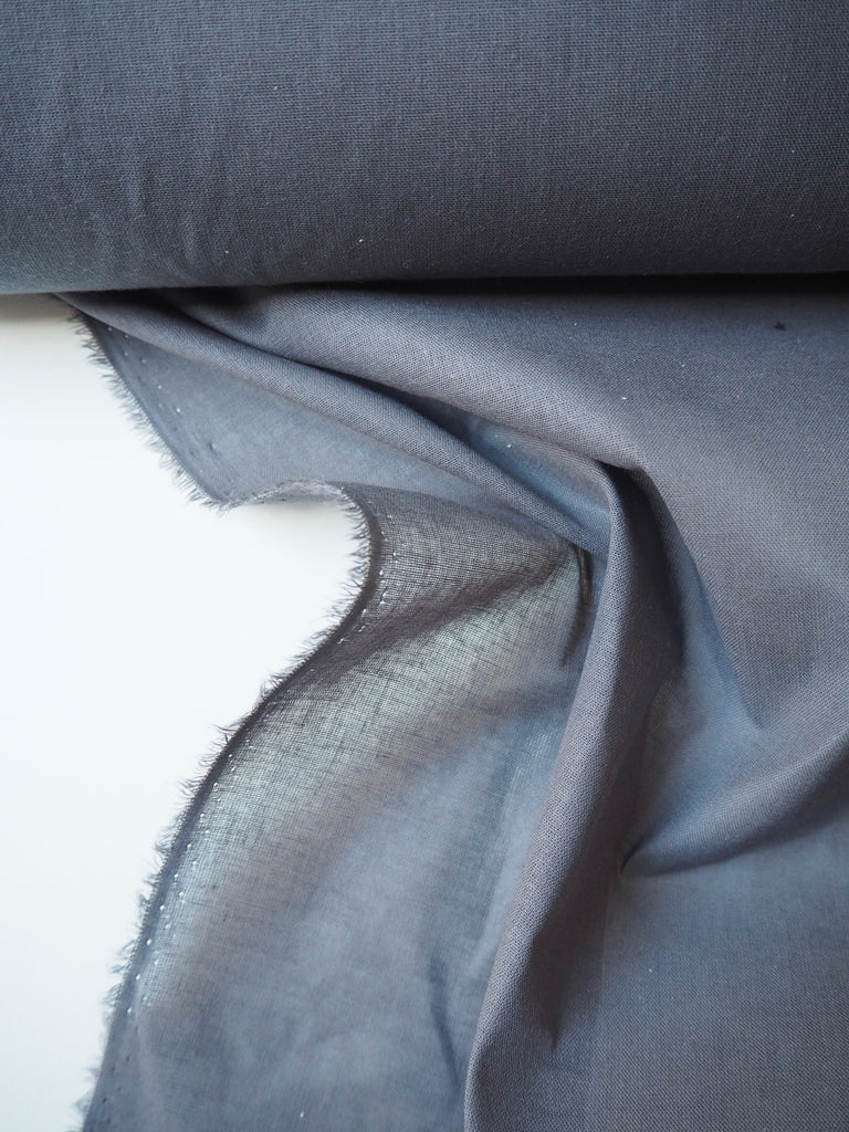 Grey Cotton Organdy