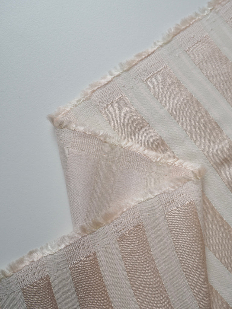 Lychee Viscose Satin Stripe