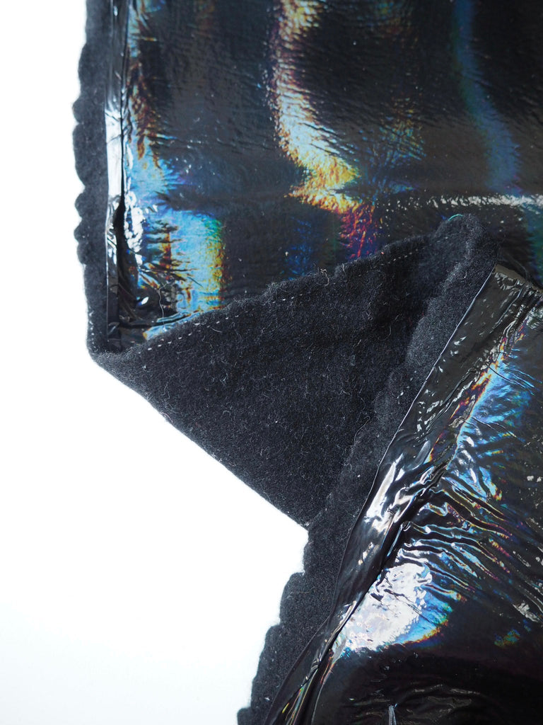 Holographic Black Wool Coating