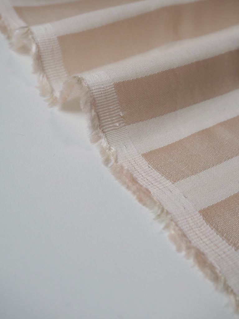 Lychee Viscose Satin Stripe