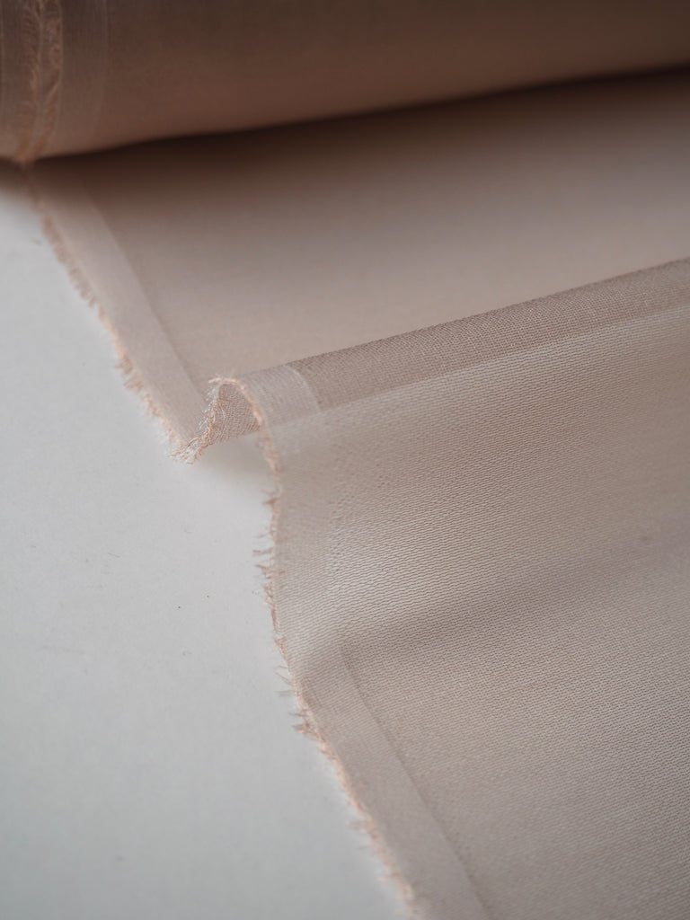 Taupe Iridescent Organza