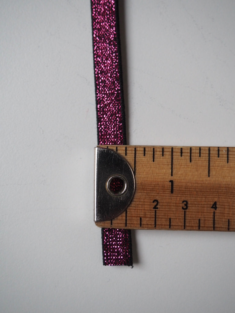 Magenta Metallic Elastic 10mm