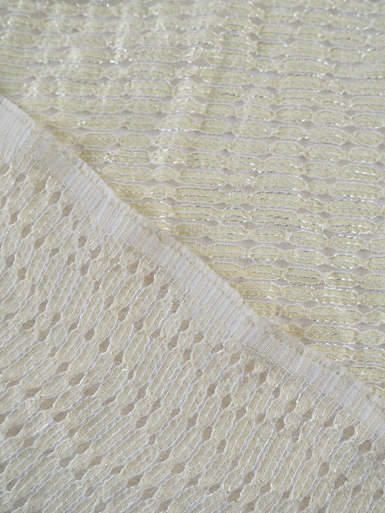 Pomona Golden Cream Corded Lace