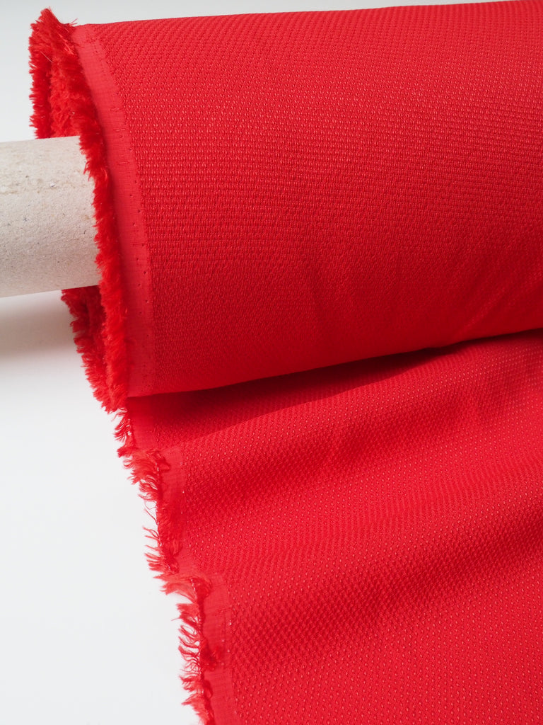 Ruby Stitched Viscose Twill