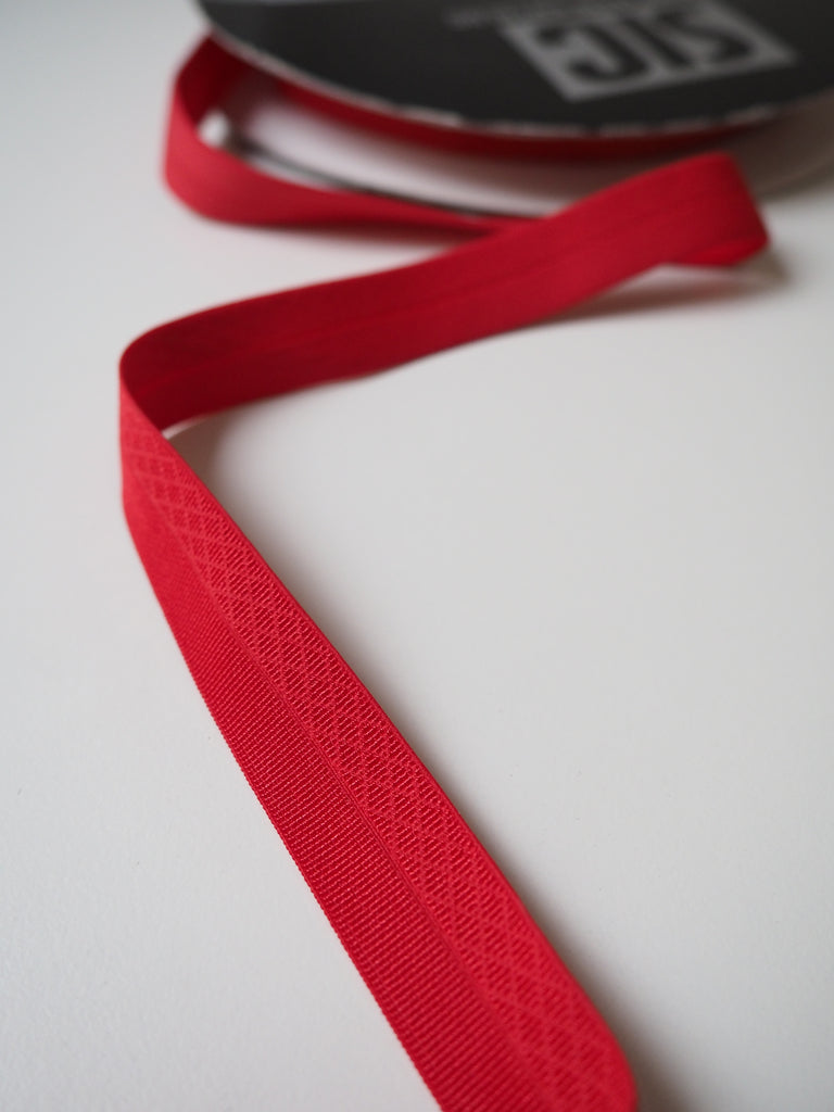 Shindo Diamond Red Fold Over Elastic 18mm