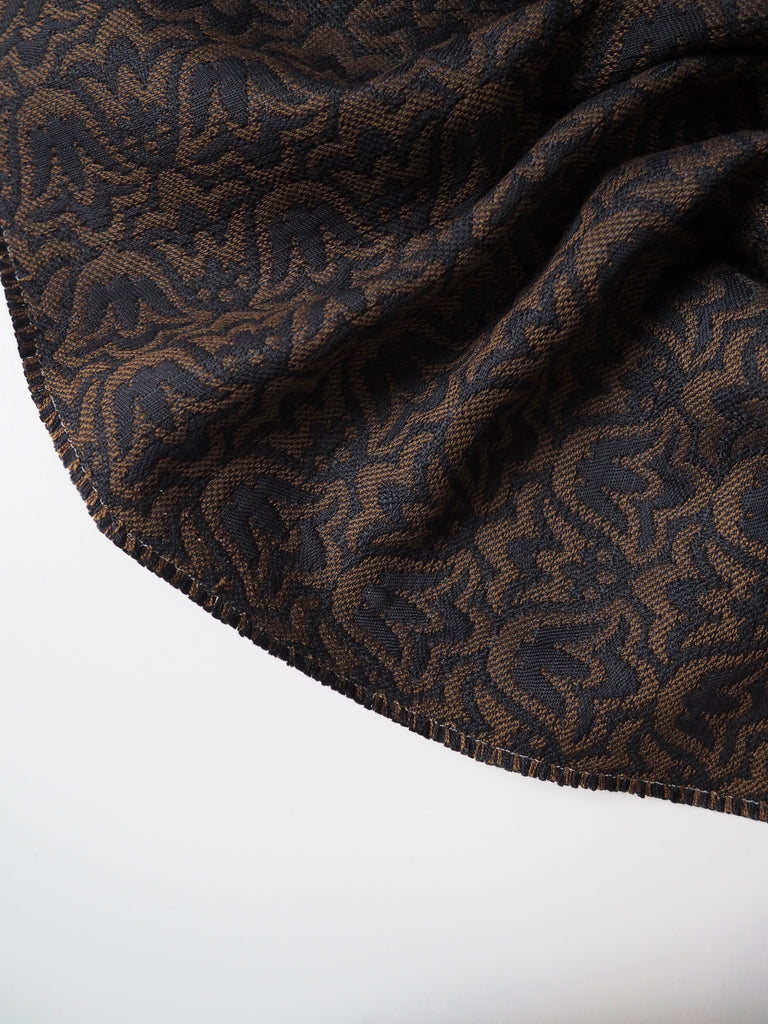 Black + Gold Tulip Jacquard