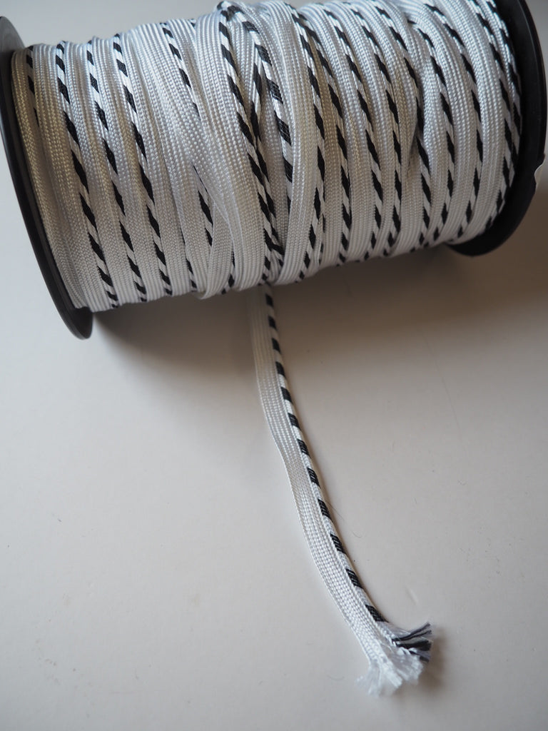 Lightning Monochrome Stripe Woven Piping 10mm