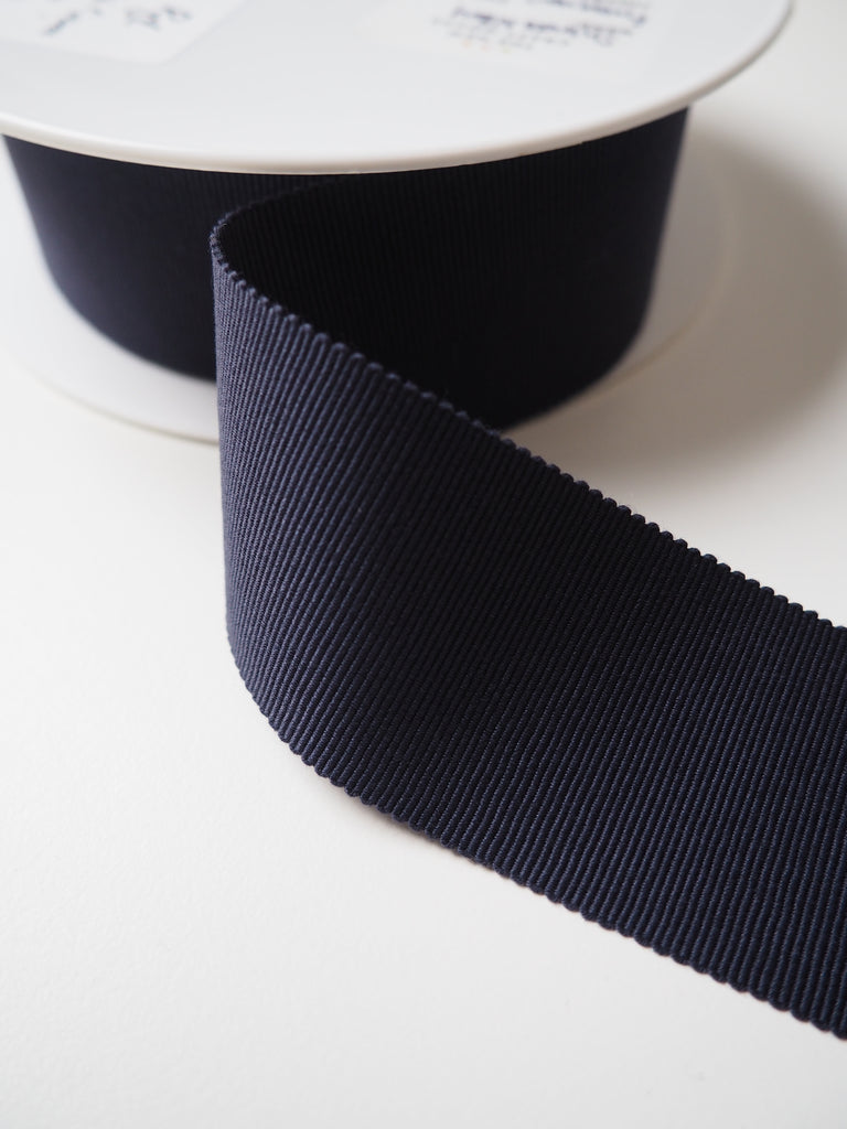 Shindo Navy Grosgrain Ribbon 40mm