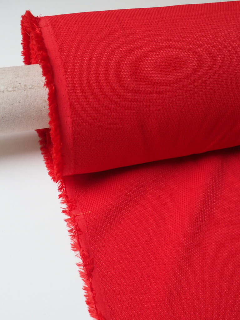 Ruby Stitched Viscose Twill