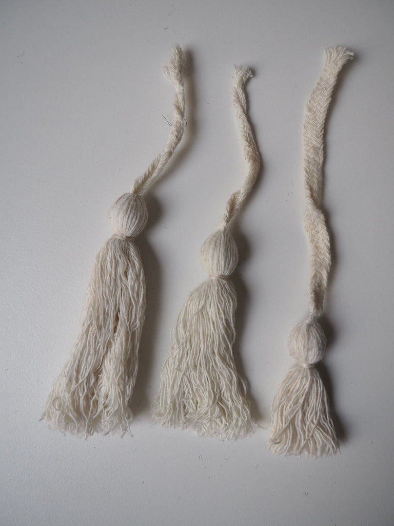 Cream Cotton Tassels