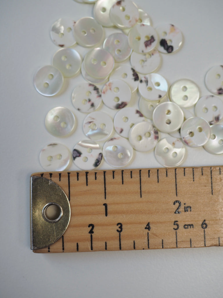 Mother Of Pearl Shell Shirt Button 11mm