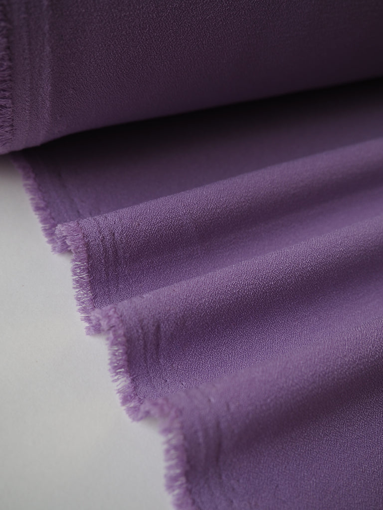 Violet Lightweight Stretch Crepe