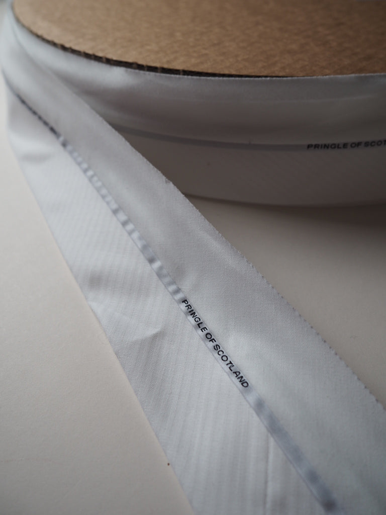 White Pringle Tailors Waistbanding