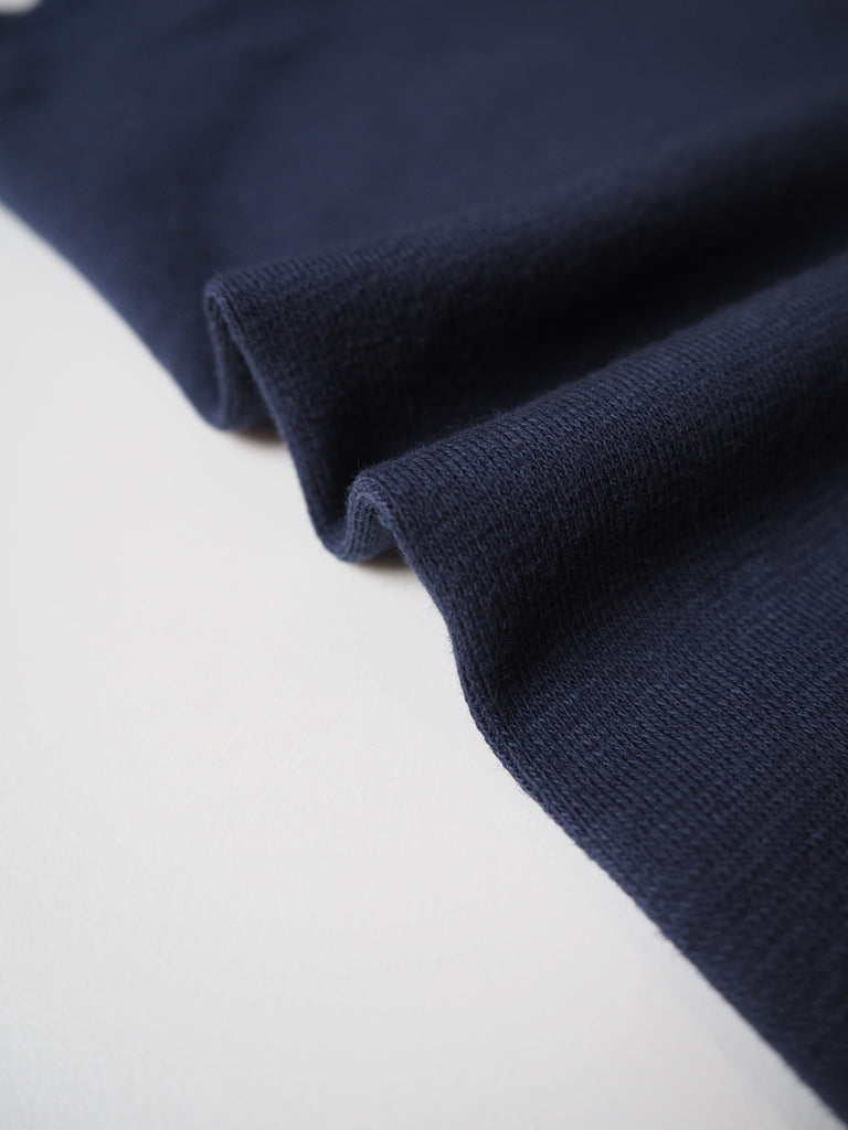 Navy Organic Ribbing